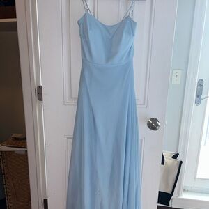 Azazie Rae Dress – Sky Blue, Size 6/8